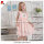 Wholesale kids cherry embroidered sleevless smocking dress